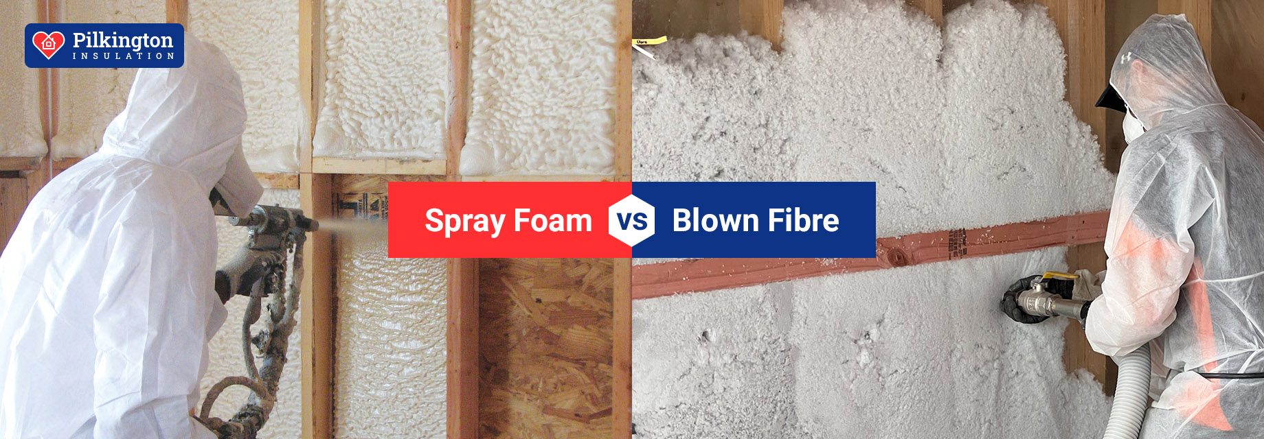 Spray foam insulation vs blown loosefill Insulation